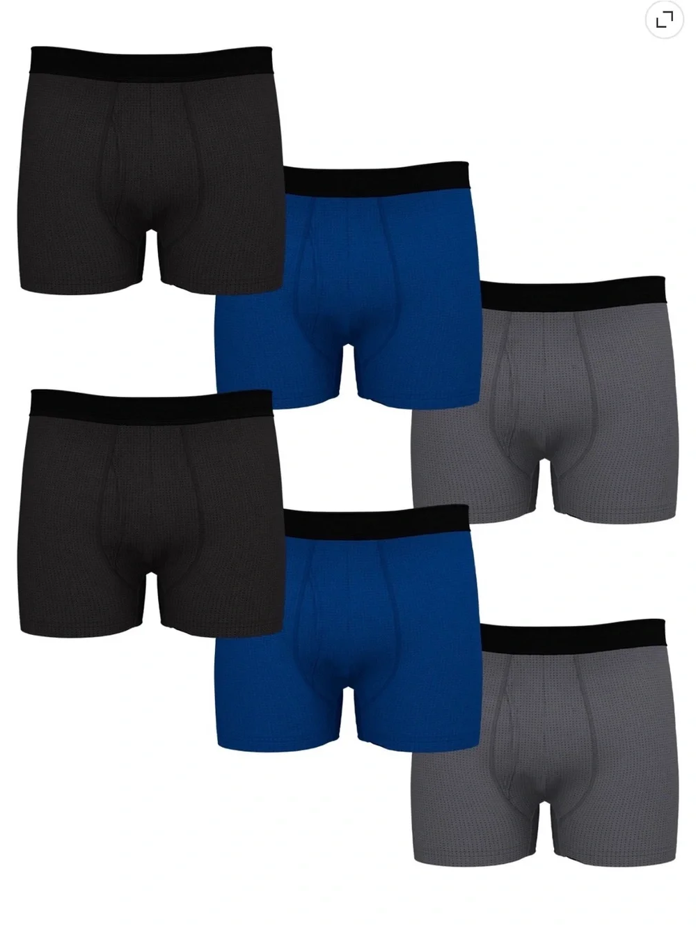 💜Athletic Works Men's Ultra Lite Mesh Trunks, 6-Pack Size:Small(28-30)